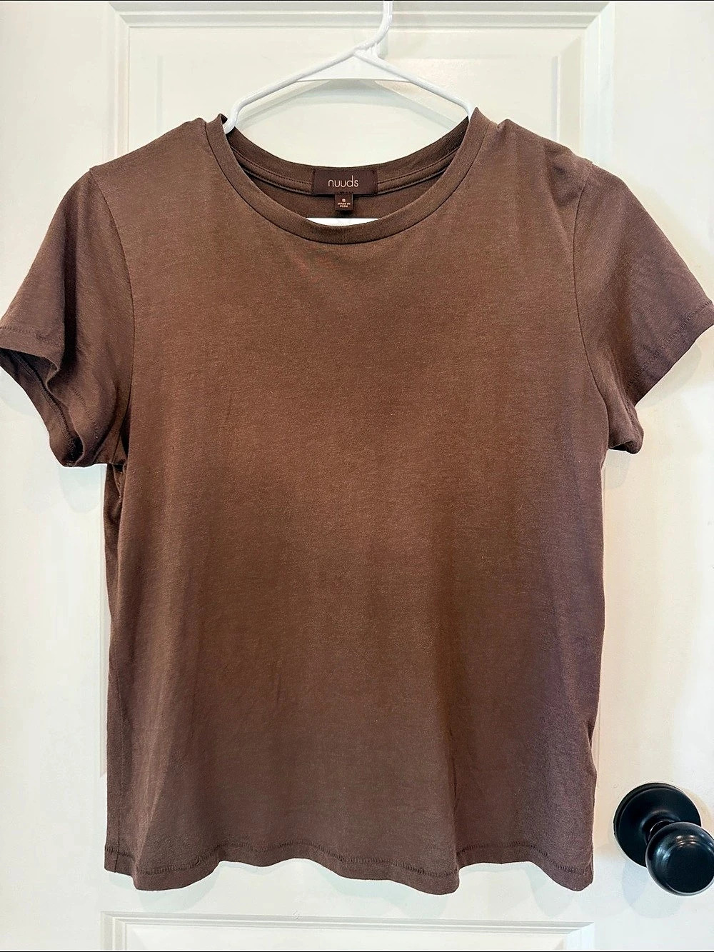 Nuuds perfect tee in espresso size small